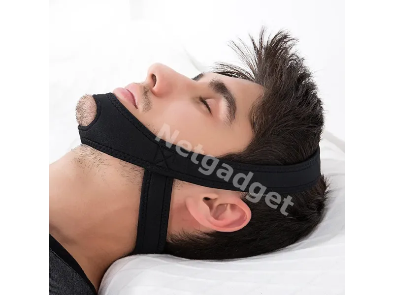 Sangle Anti-Ronflement - Aide au sommeil - Netgadget