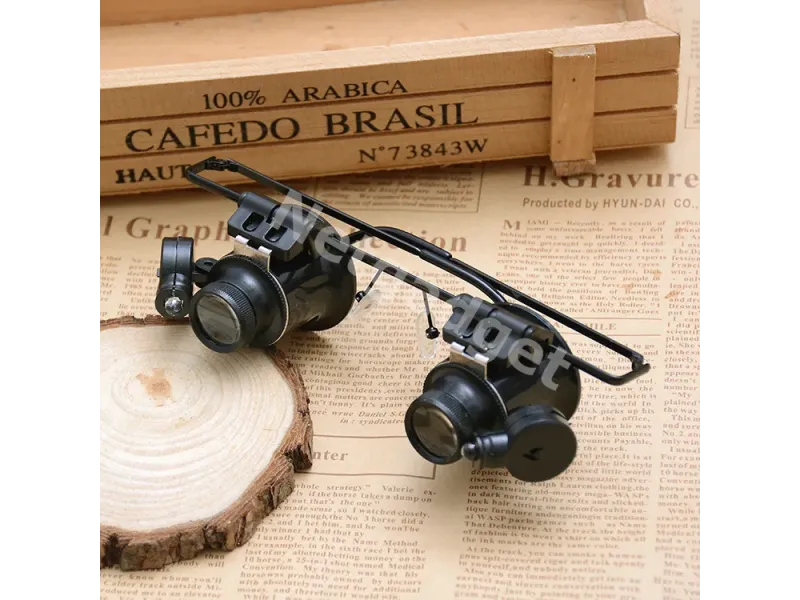 Lunettes loupe - Loupe binoculaire 20X - Netgadget
