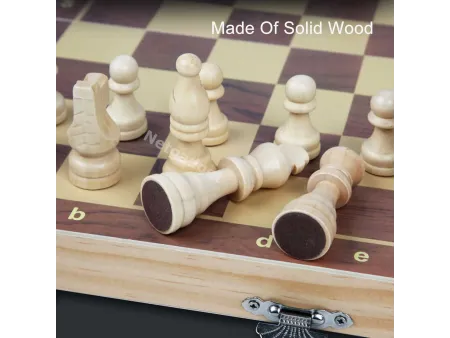 Échiquier en bois - Jeu d'échecs - Netgadget