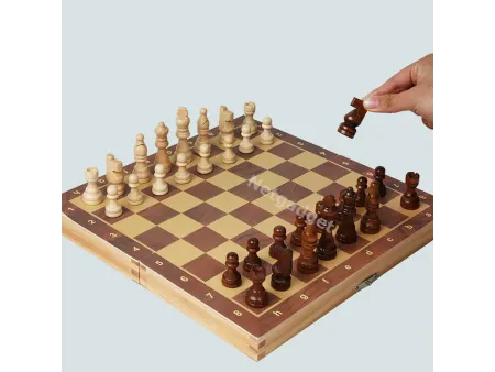 Échiquier en bois - Jeu d'échecs - Netgadget
