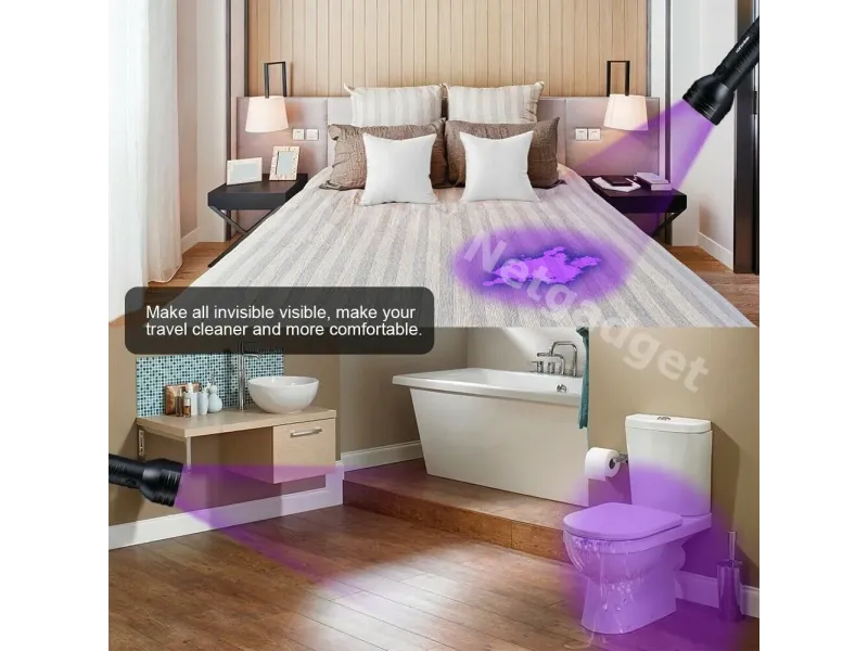 Lampe de poche UV ultraviolet à LED - Netgadget