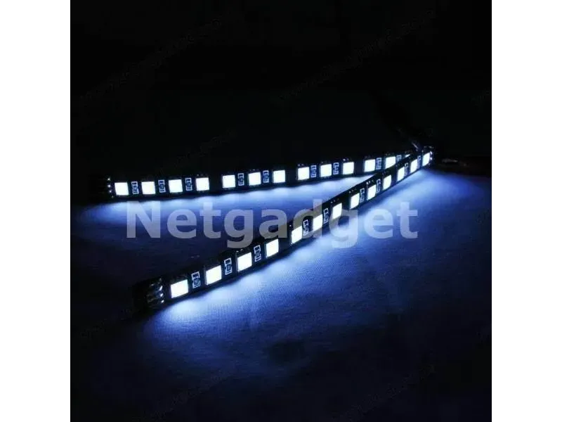 2x Phares Bande LED - 15 LED - Netgadget