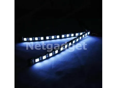 2x Phares Bande LED - 15 LED - Netgadget