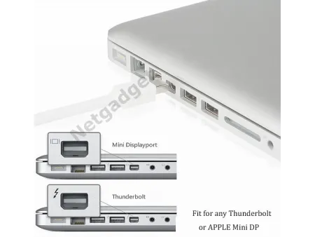 Adaptateur Mini DisplayPort DP à VGA - Netgadget