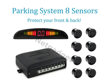 Aide au stationnement avec 8 senseurs - Netgadget