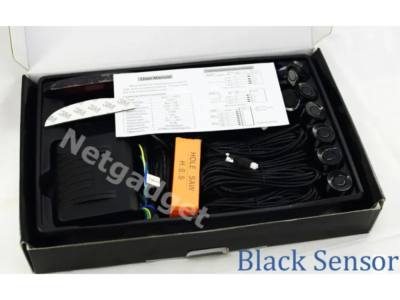 Aide au stationnement avec 8 senseurs - Netgadget