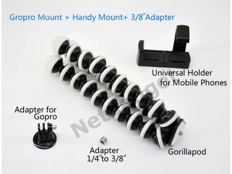 Mini trépied avec Adaptateur GoPRO - Netgadget