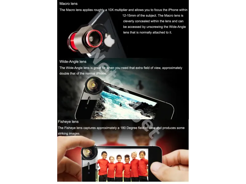 Objectif iPhone 3en1 - Netgadget