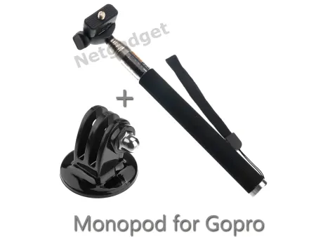 Monopod télescopique + Adaptateur GoPro - Netgadget