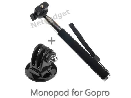 Monopod télescopique + Adaptateur GoPro - Netgadget