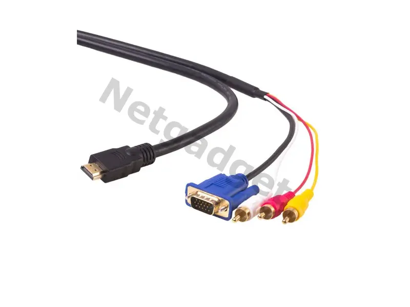 Cable HDMI à VGA+3RCA - Netgadget
