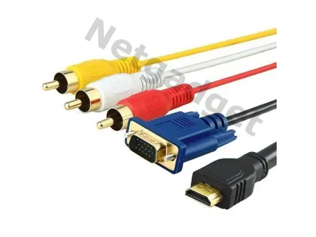 Cable HDMI à VGA+3RCA - Netgadget