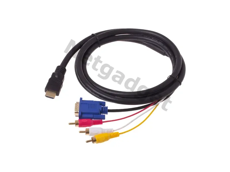 Cable HDMI à VGA+3RCA - Netgadget