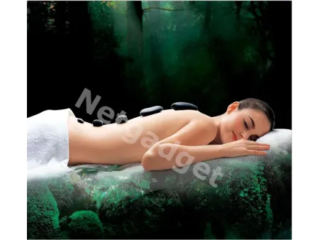 36 pierres de massage + chauffe pierre 6Q