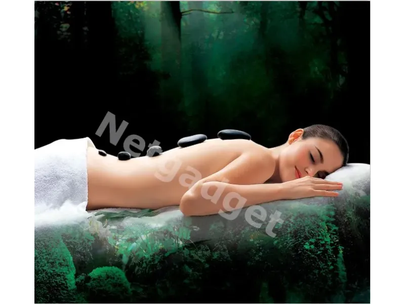 36 pierres de massage + chauffe pierre 6Q