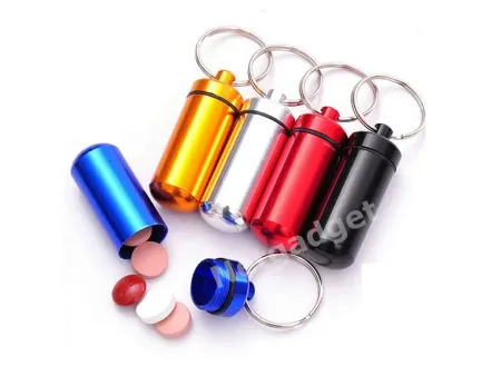 4x Porte-Clés Pilulier - Netgadget