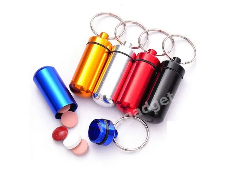 4x Porte-Clés Pilulier - Netgadget