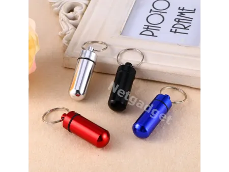 4x Porte-Clés Pilulier - Netgadget