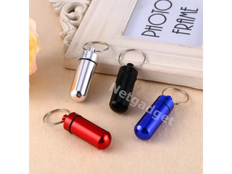 4x Porte-Clés Pilulier - Netgadget