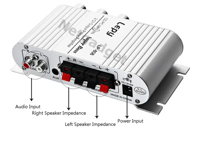 Mini Super Bass Amplificateur Hi-Fi - Netgadget