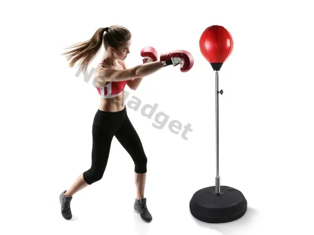 Set de Punching Ball avec gants et pompe - Netgadget