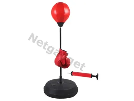 Set de Punching Ball avec gants et pompe - Netgadget