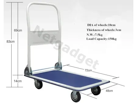 Chariot - Trolley bleu - Netgadget