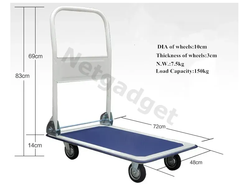 Chariot - Trolley bleu - Netgadget